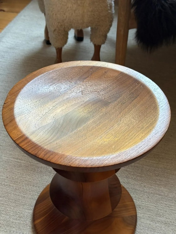 Tabourets Vitra Eames, modèle C / Noyer brillant – Wood (photo 3 of 8)