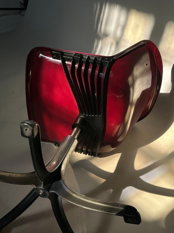 Image 1 of Ensemble de 5 chaises pivotantes Tecno Modus par Osvaldo Borsani, 1983