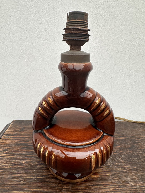 Image 1 of Small ceramic lamp base from the late 40s-early 50s, attributed to Vallauris