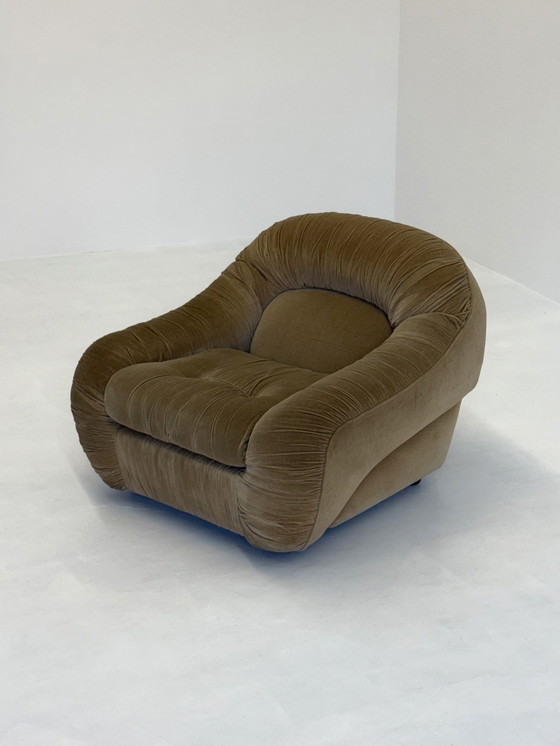 Image 1 of Fauteuil Capriccio en beige par George Bighinello pour Eurosalotto