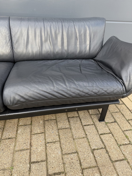 Image 1 of The Sede Ds140 Reto Frigg adjustable sofa / lounge Black leather, Very good neat condition!