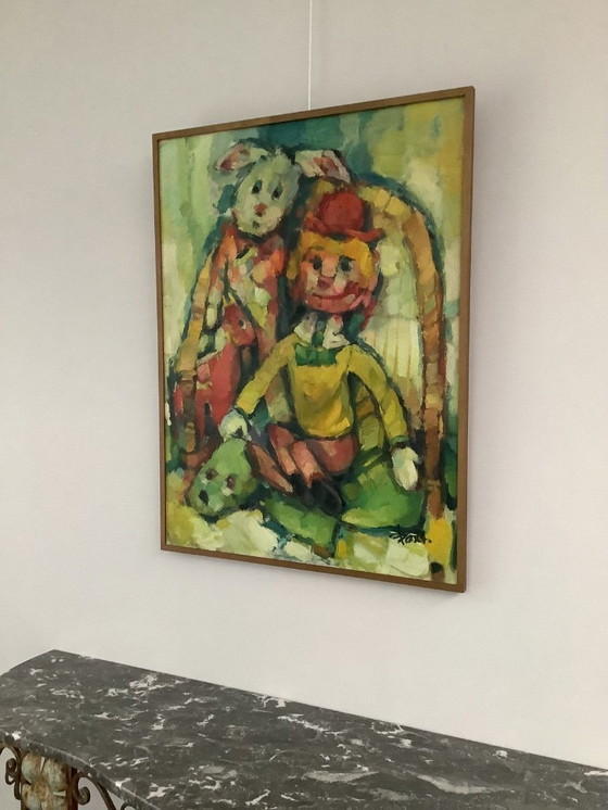 Image 1 of Dipinto su tavola di Bert Otten