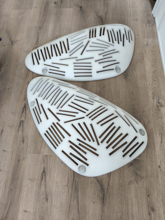 Image 1 of 2x Guzinni la pared de piedra decoración CD estante Enzo Galabrese