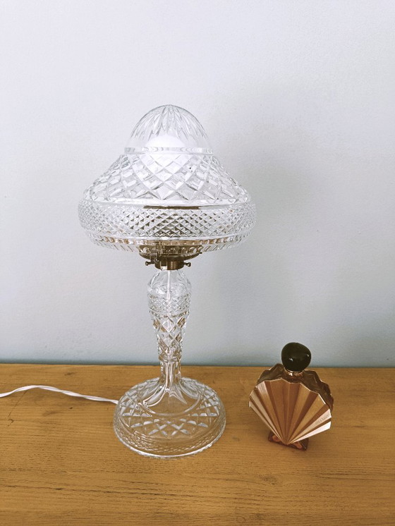 Image 1 of Cut glass lamp dating from the 1930s