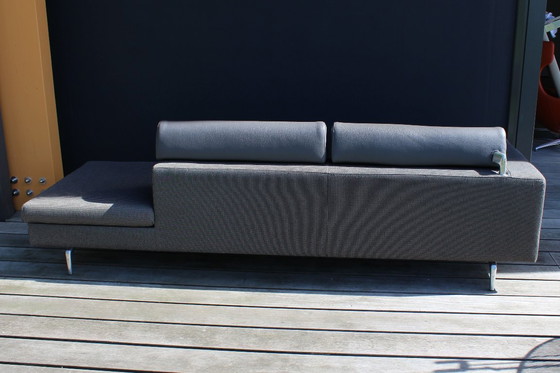 Image 1 of Leolux Sofa 3-seater pouf right