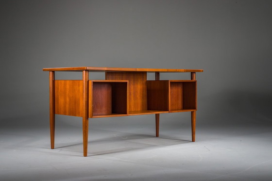 Image 1 of Modern Danish Teak Desk, 1950s