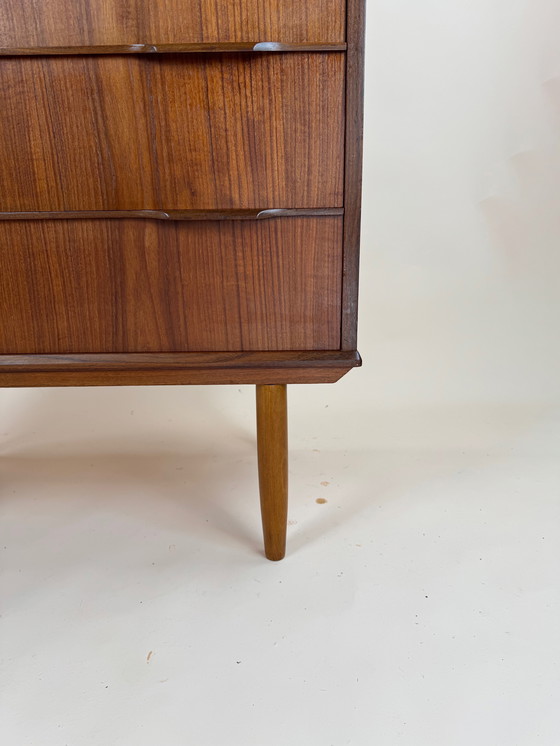 Image 1 of Danish Teak Tallboy Chest of Drawers – Spacious & Stylish Storage