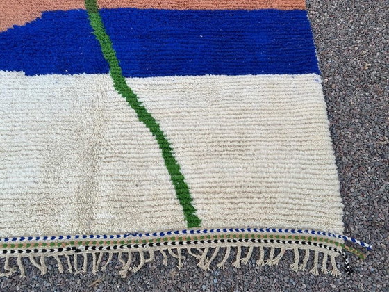 Handgemaakt Beni Ouraine tapijt van natuurlijke wol, 2,5/3,5 m – Aime Té, Vloerkleden en tapijten, Wool (photo 3 of 8)