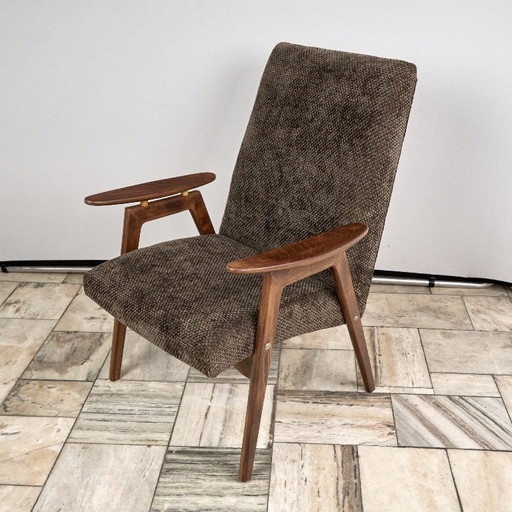 Sillón vintage de Jaroslav Smidek para TON, década de 1960, Checoslovaquia.