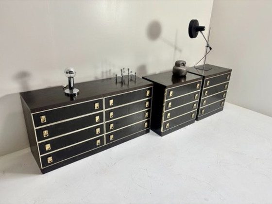 Vintage Brutalistisch Modulair Sideboard – Dressoirs, Brass (photo 9 of 14)