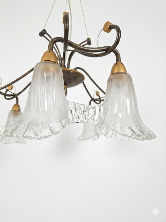 Image 1 of Metal-Lux Murano Glass Pendant Lamp