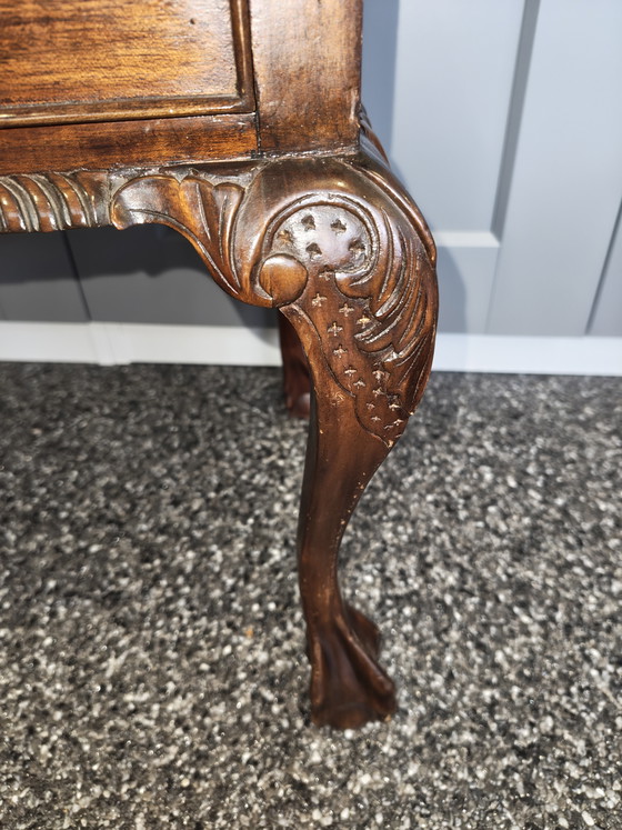 Image 1 of Mini chippendale secretaire 