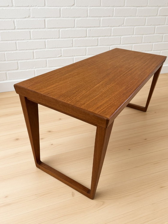 Panca e specchio in teak di Kai Kristiansen per Aksel Kjersgaard, 1960 – Tavolini, Wood (photo 5 of 13)