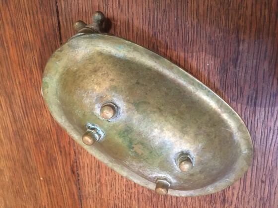 Seifenhalter aus Messing – Schalen, Vintage (photo 5 of 7)