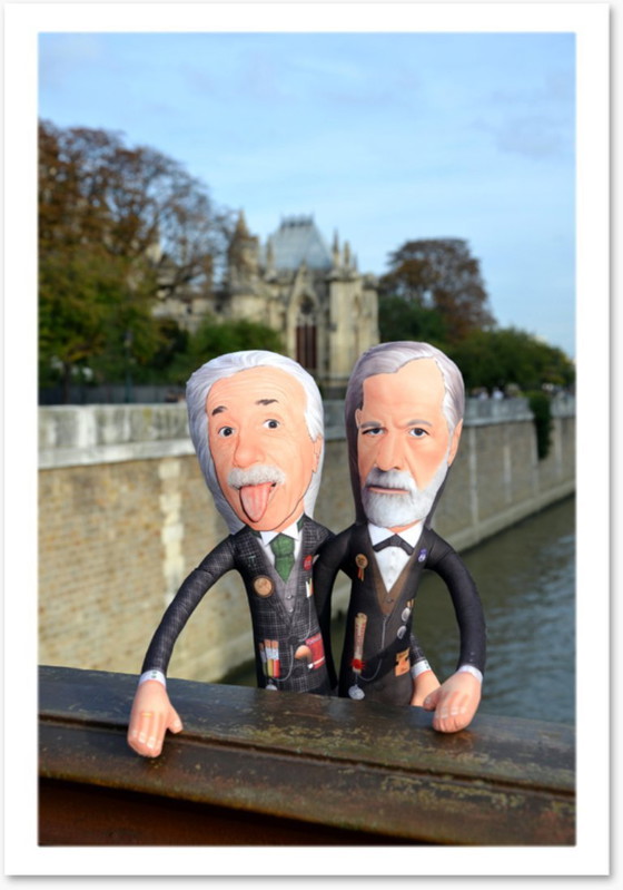 Image 1 of Sculpture scientifique d'Albert Einstein | Poupée d'art design | Objet de décoration intellectuel