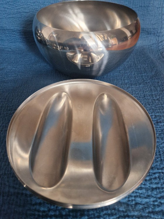 Image 1 of Set tazzine caffè e macedonia acciaio IMCO