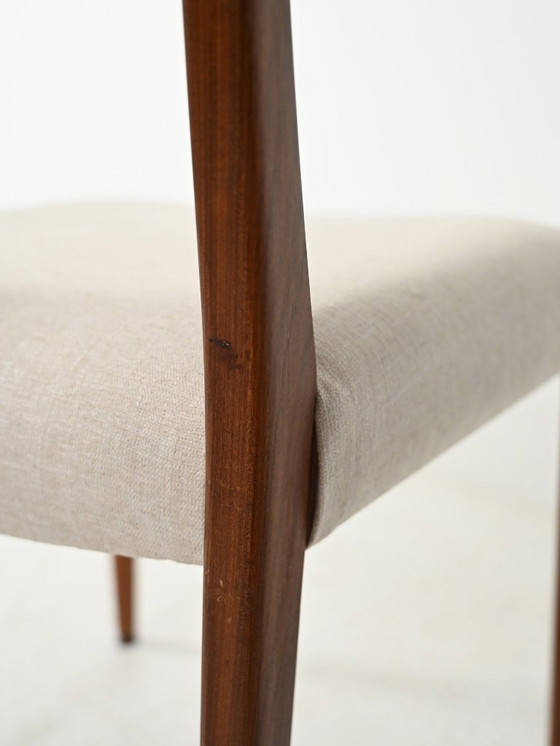 Image 1 of Set of six Scandinavian teak dining chairs, 1960s