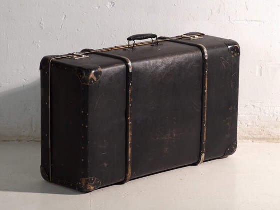Antique WICO travel trunk in vulcanised fibre – Germany, circa 1930 – Travel bags, Metal, Art Deco (photo 38 of 40)