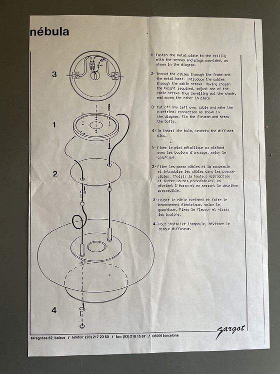 Image 1 of Nebula Sargot pendant lamp