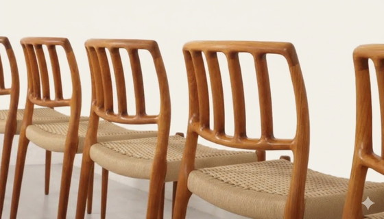 Image 1 of 6 x Niels Otto Møller Stühle