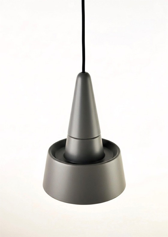 Image 1 of Hanglamp "SML 2.0" van "neo" Handgemaakt / Steengoed / Matgrijs / Beperkte oplage