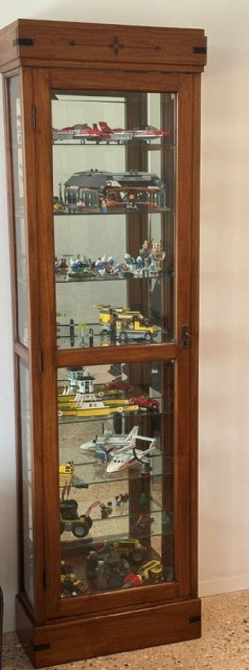 Teak Display cabinet