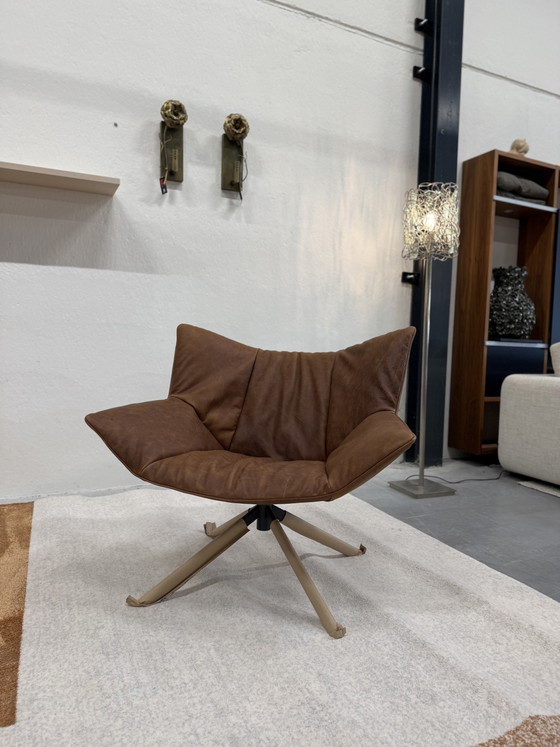 Image 1 of Label van den Berg Gustav Swivel armchair Bronco Yak leather