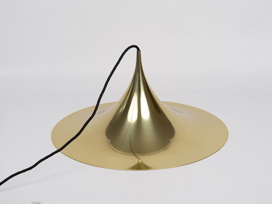 Vintage Semi Hanglamp van Fog & Mørup, 47 cm, Deens Mid-Century Design, Scandinavische Plafondlamp (photo 4 of 10)
