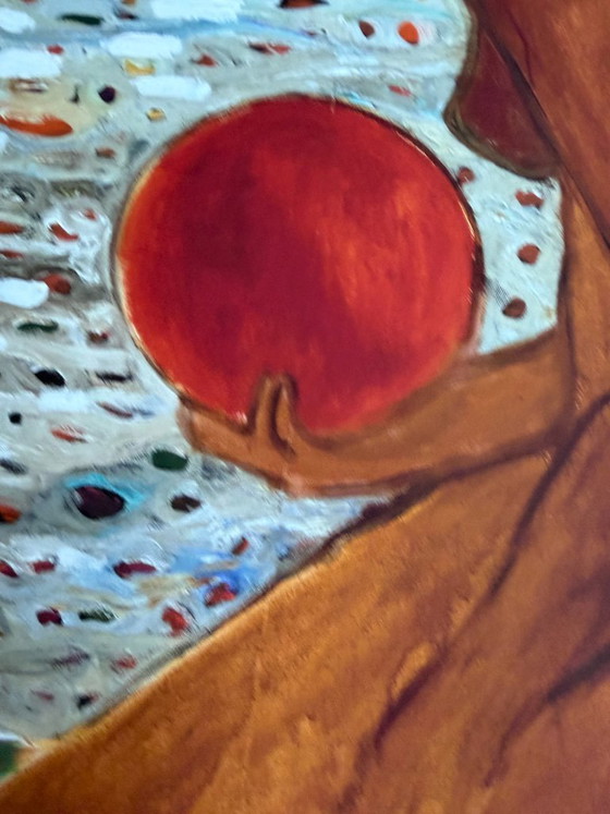 Image 1 of Gideon Appah, Sol Rojo (2023), numerado 17/75 y firmado a mano por el artista, impreso en Londres, Reino Unido.
