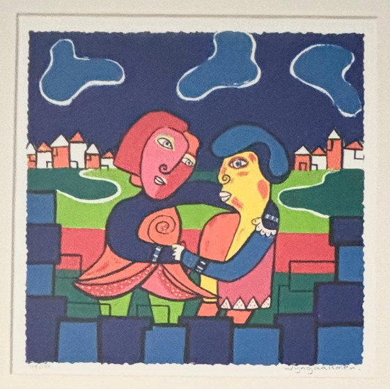 Image 1 of 2x Serigrafia di Maartje Wijngaarden