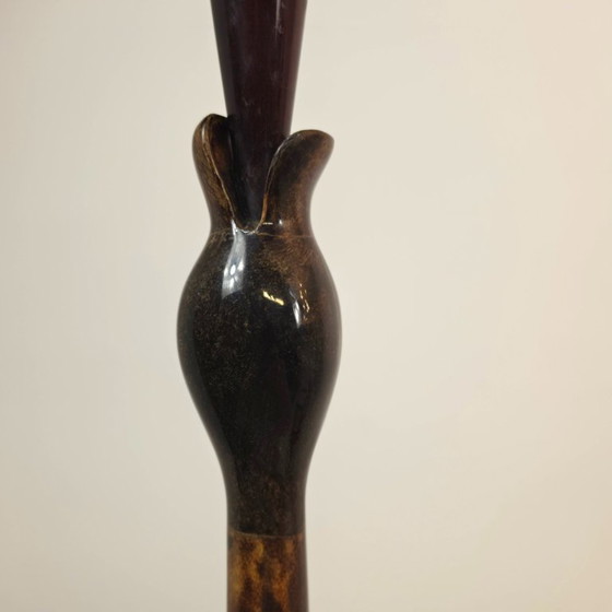 Image 1 of Aldo Tura goat parchment table light 1960's Italian Design mid century 