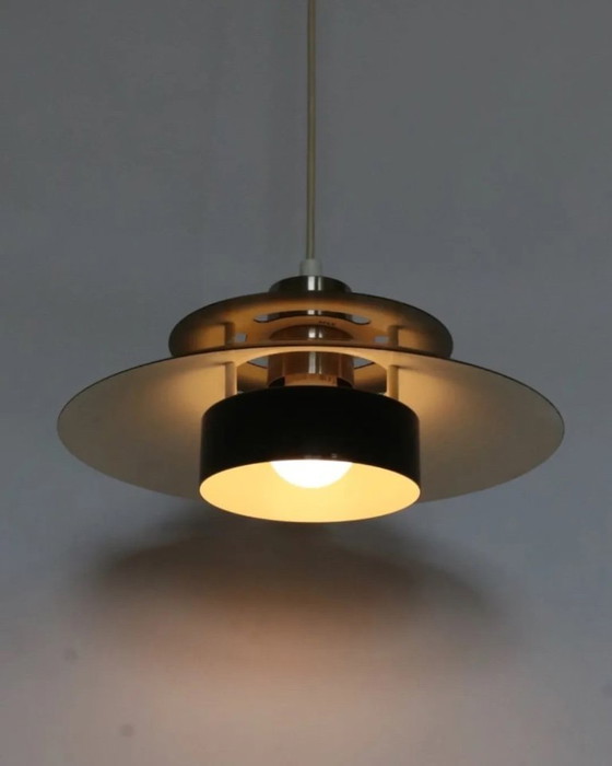 Image 1 of vintage green lamp hanging lamp Danish design retro