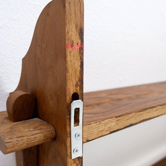 Image 1 of Étagères murales à chevilles de style Arts & Crafts - 1960s