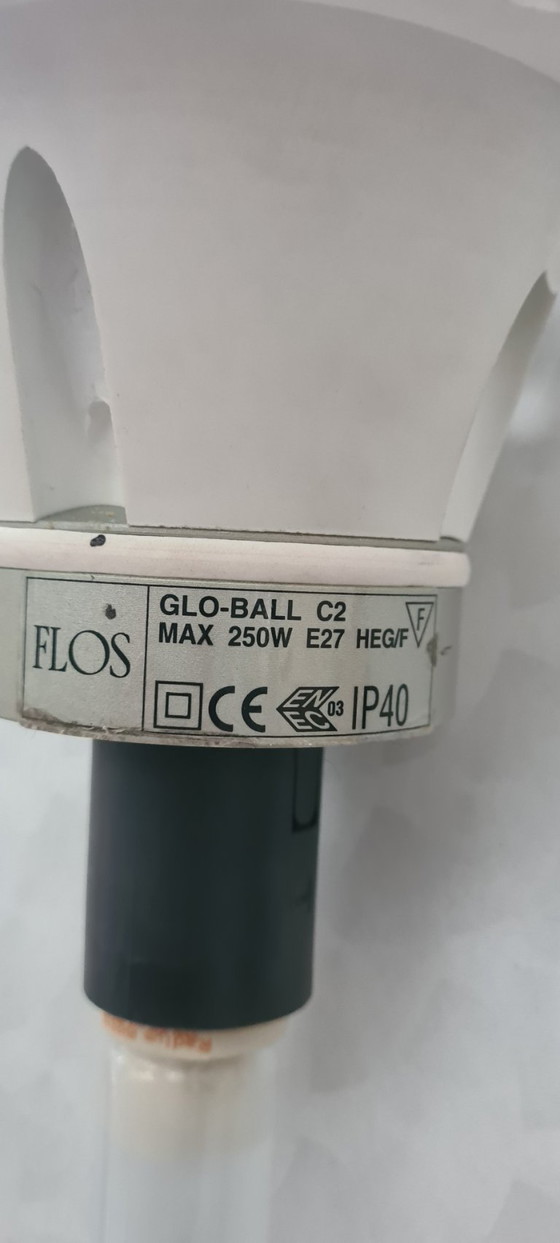 FLOS Glo-Ball C2 Ceiling Lamp Ø 40 cm Jasper Morrison – Original – Lighting, Glass, Metal (photo 8 of 8)