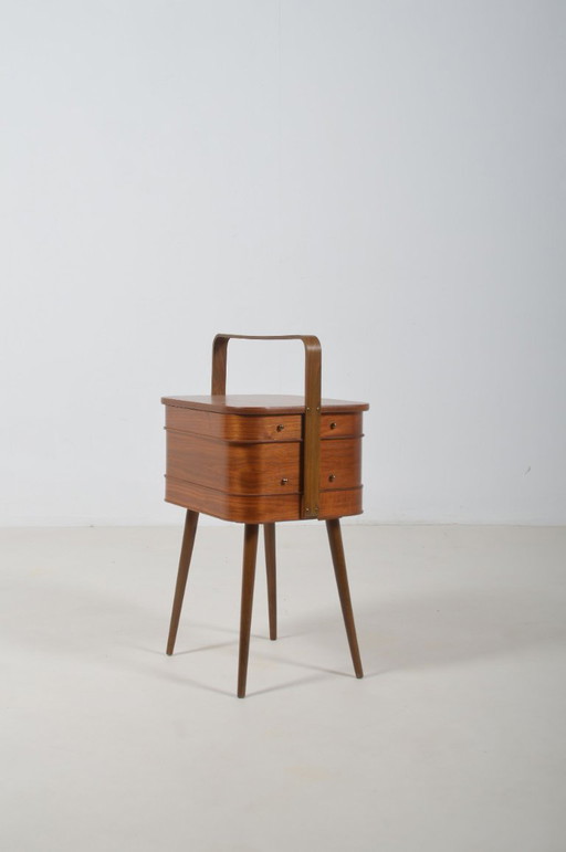 Meuble de couture Mid Century par Rudersberg, 1960s