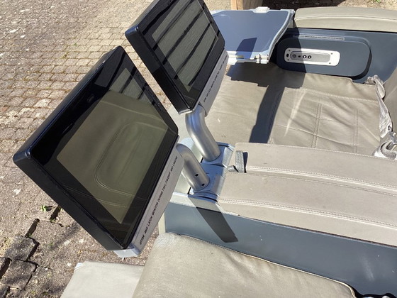 Image 1 of Sedili in pelle vintage di classe business dell'aereo A320