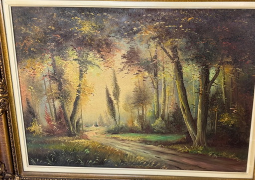Classic Oil Painting + Frame Paul Boonaert – schilderijen tekeningen, Other (photo 2 of 5)