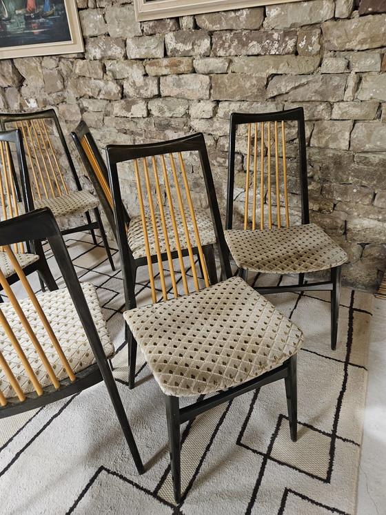 Image 1 of 6 Sprossenstühle Benze Germany 1960