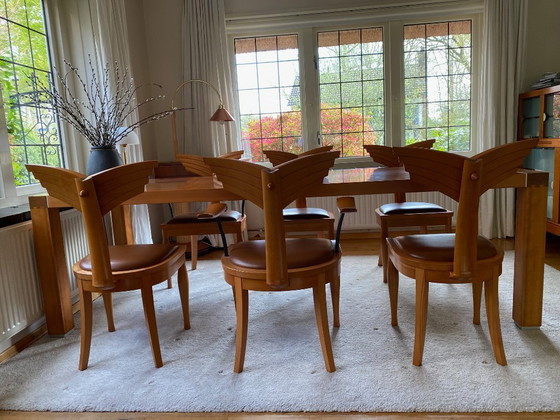 Image 1 of 6x Giorgetti Olimpia stoelen