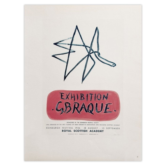 Image 1 of Georges Braque AF 1958 - Poster van de Royal Scottish Academy 1959