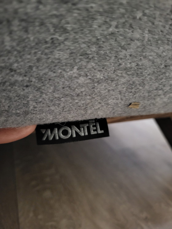 Image 1 of Montèl Designerbank | Grijs Met Leren Accenten | 3-Zits | €400