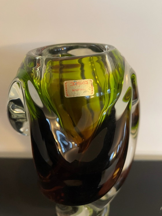 Joska Kristall Vase Originalaufkleber – Vasen, Glas (photo 8 of 8)