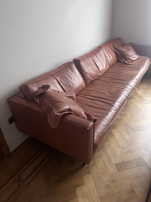 Tommy M Buster 3+1+hocker leather sauvage tobacco