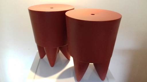 2 x Bubu 1er Hocker Design Philippe Starck