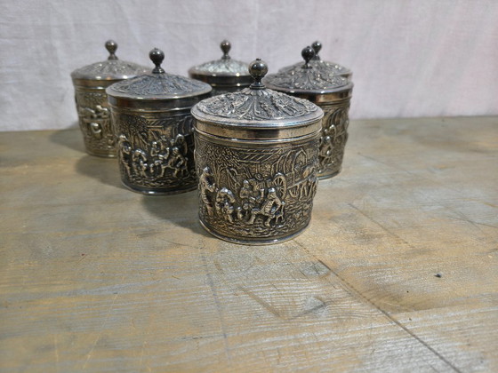 Image 1 of Douwe Egberts  Suiker en koffie bewaar blikjes 