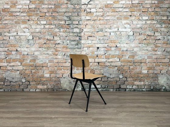 HAY Result Zwart/Eiken - MEER OP VOORRAAD – Eetkamerstoelen, Metal, Wood, Vintage (photo 7 of 13)