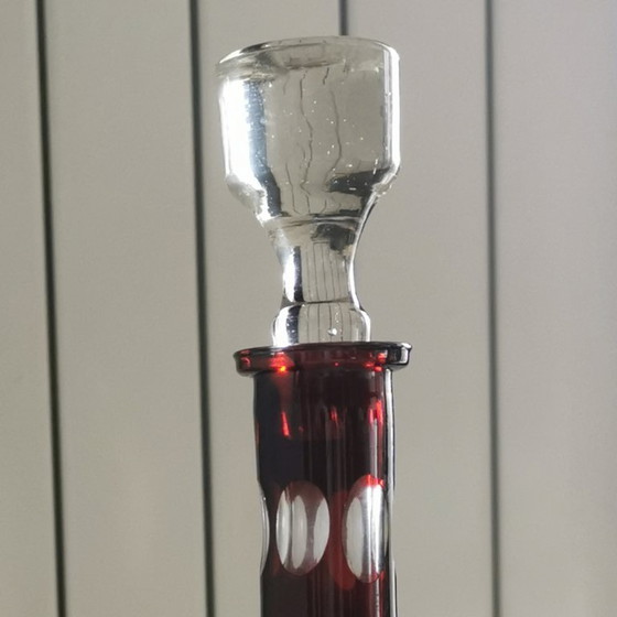 Image 1 of DECANTER IN CRISTALLO TAGLIATO