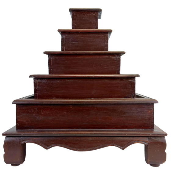 Mobiletto Medico Giapponese in Legno Kusuri Tansu con Scomparti – Armadi a muro, Wood, Klassiek (photo 3 of 9)