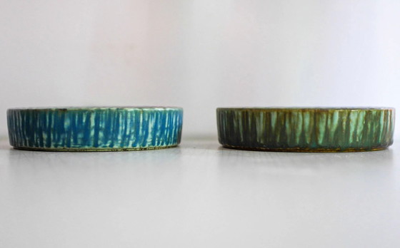 Image 1 of Bols Birka en poterie d'art scandinave par Gunnar Nylund pour Rörstrand, années 1960, set de 2