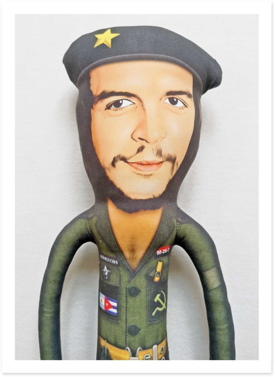 Image 1 of Cadeau Che Guevara | Décoration Che Guevara | Poupée d'art de collection | Art mural révolutionnaire